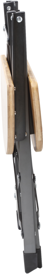 Brunner Klapphocker Twisty Bamboo Oval Hocker Campinghocker mit Bambus-Platte