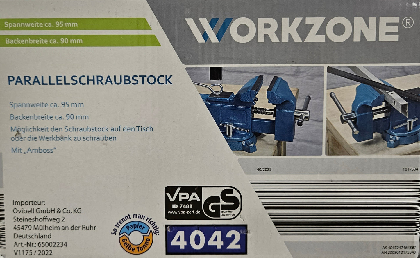 Workzone Parallelschraubstock Tischschraubstock Schraubstock