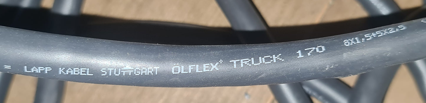 Ölflex Truck 170 Fahrzeugkabel Fahrzeugleitung 13 Adern ( 8 x 1,5 mm² + 5 x 2,5mm² )