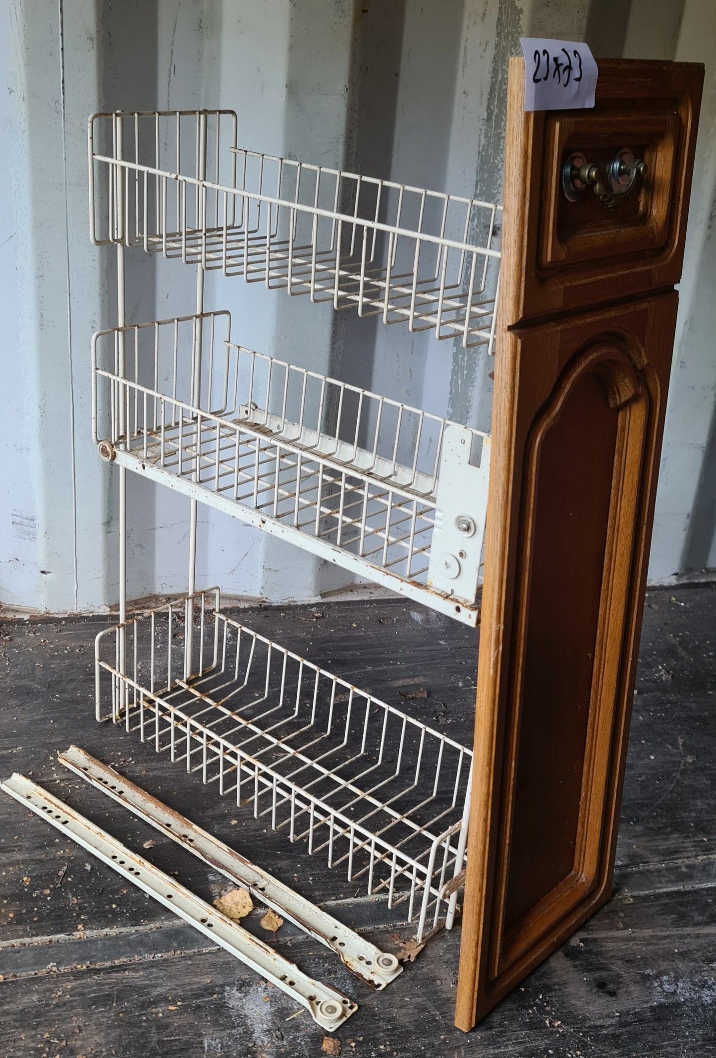 Hobby Prestige Wohnwagen Apotheker-Auszug Tür 23x73 cm Eiche rustikal