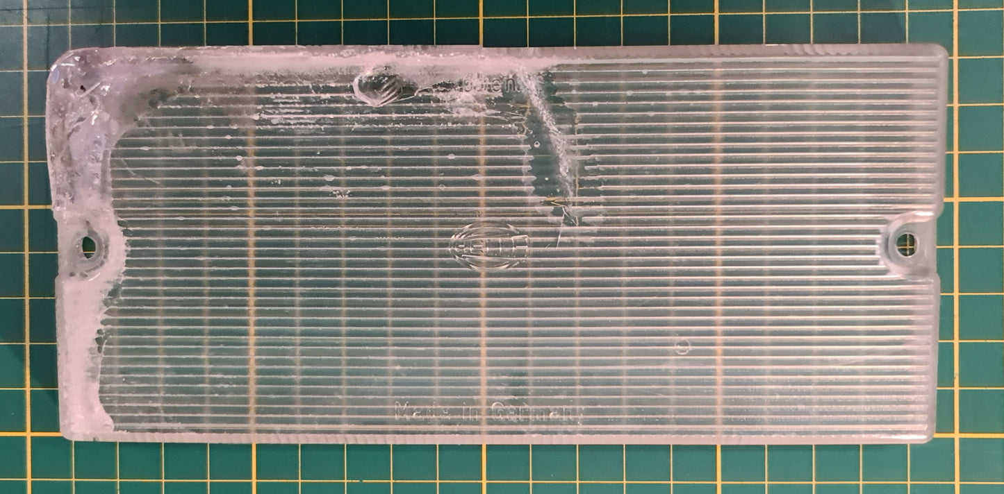 Hella Vorzeltleuchte Ersatzglas z. B. Hobby Wohnwagen 1986 - 1998, neu oder gebraucht Vorzeltbeleuchtung - ideal passend für Hobby, Hymer, Knaus, Tabbert, Westfalia, Bürstner, TEC, Eriba, Lord Münsterland