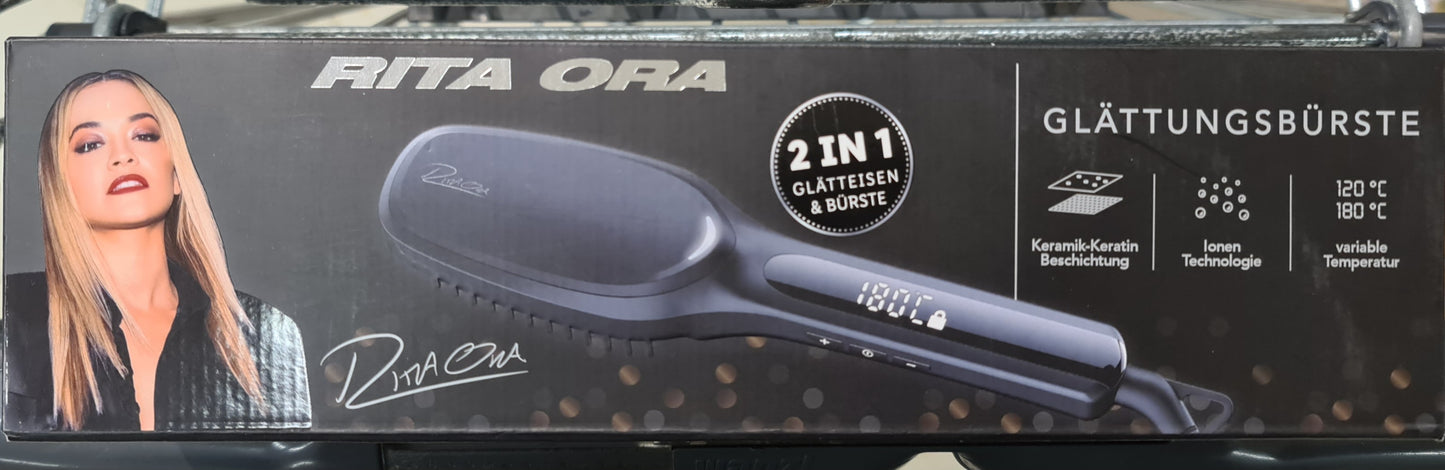 Rita Ora Glättungsbürste 2 in 1 Glätteisen 120 - 180 Grad RHC29 RHC 29