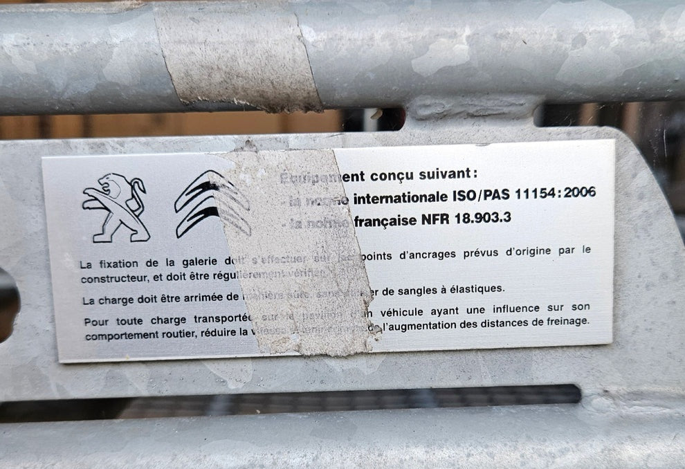 Dachträger Dachgepäckträger Gepäckträger für Peugeot Boxer, Citroen Jumper, Fiat Ducato, ab 2006, Typ 250 / 290, L2 H1