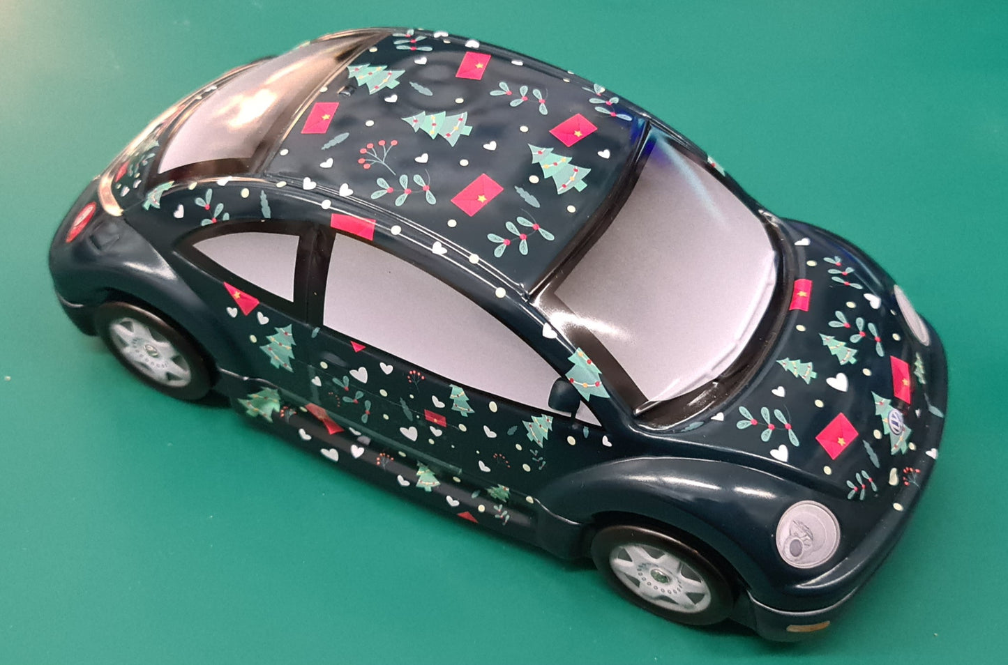 VW Volkswagen Beetle Metalldose Dose ( ohne Kekse ) 22,5 cm lang