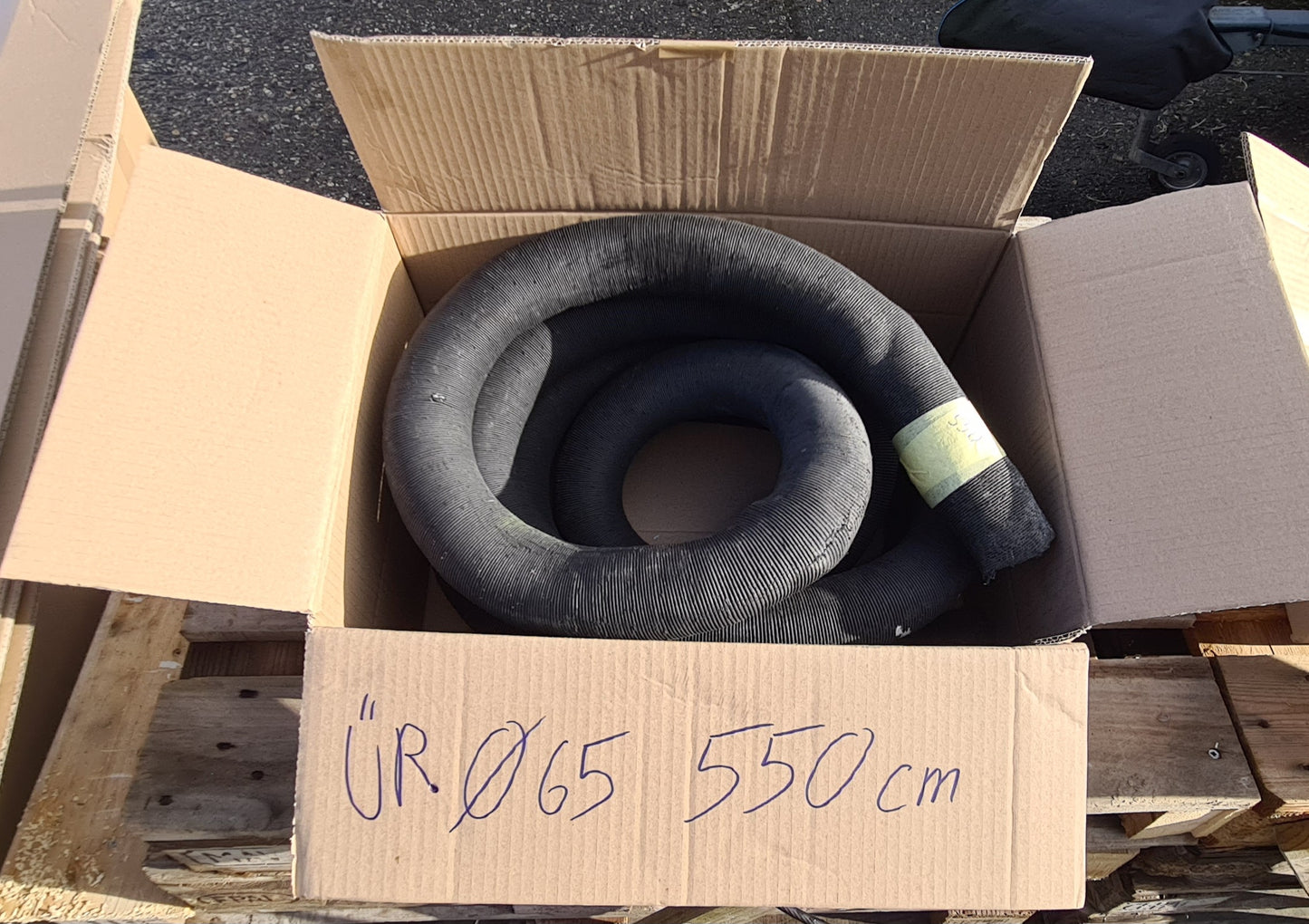 Truma 550 / 580 cm langes Warmluftrohr ÜR65 ÜR 65 Durchmesser 65mm 65 mm zur Warmluftverteilung *GEBRAUCHT*