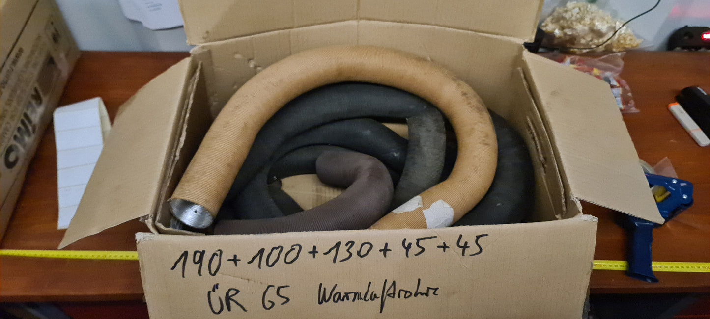 Truma 550 / 580 cm langes Warmluftrohr ÜR65 ÜR 65 Durchmesser 65mm 65 mm zur Warmluftverteilung *GEBRAUCHT*