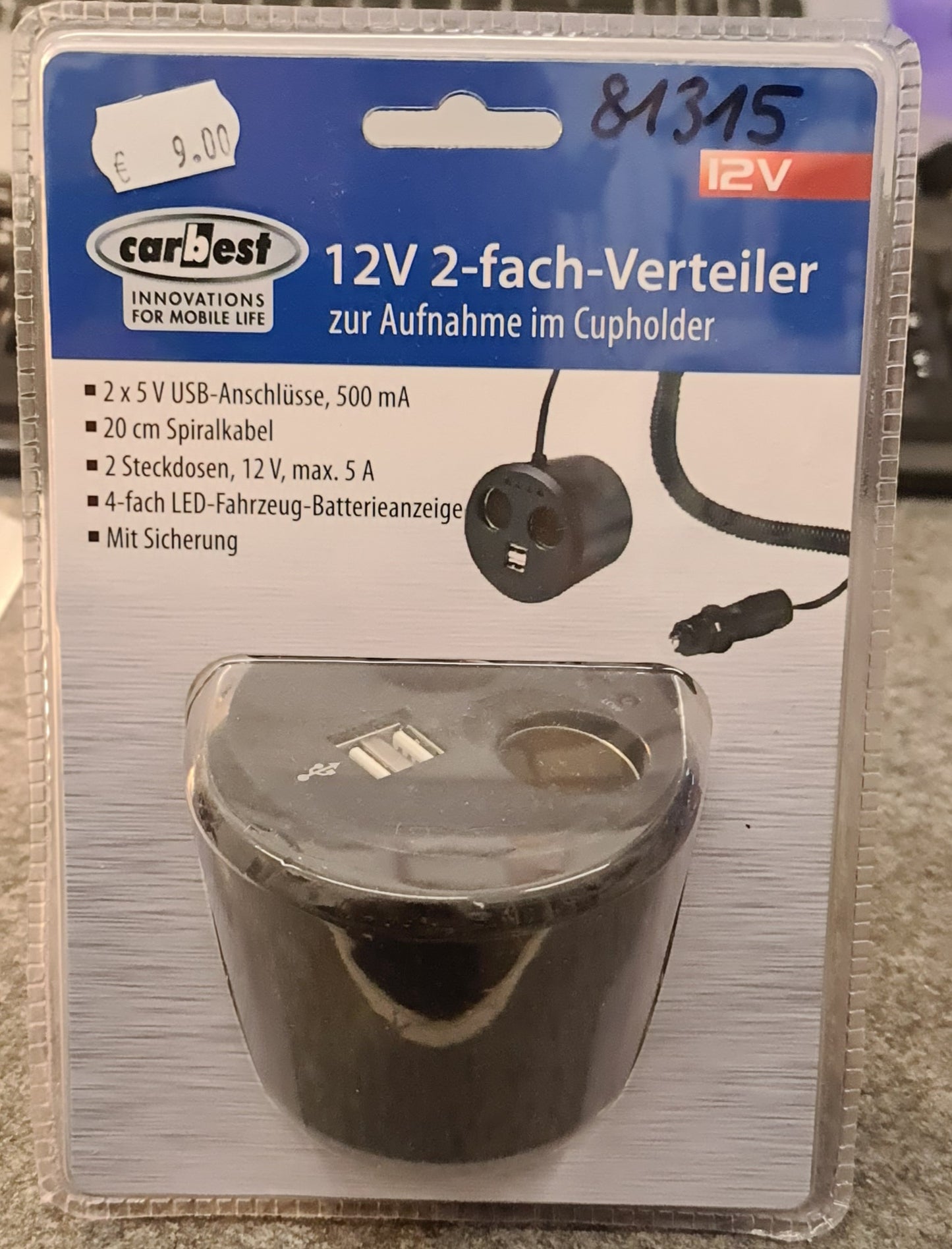 Zigarettenanzünder-Anschlusskabel 12V für Mobicool Kompressor-Kühlbox MCF40 MCF60 MCF 40 60 32 Dometic Waeco Carbest