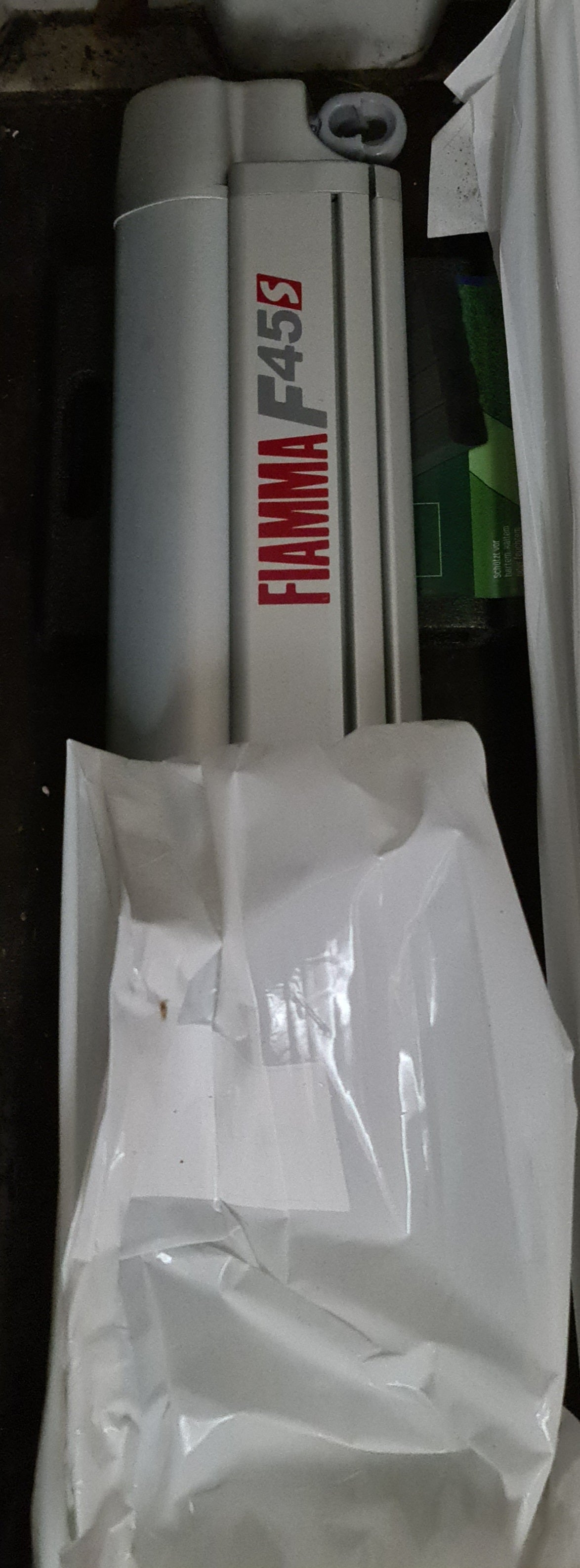 markise b ware kaufen Fiamma Wandmarkise Markise F45s * B-WARE * Titanium Silber 260 cm NEU – Camper-Forum-Münsterland