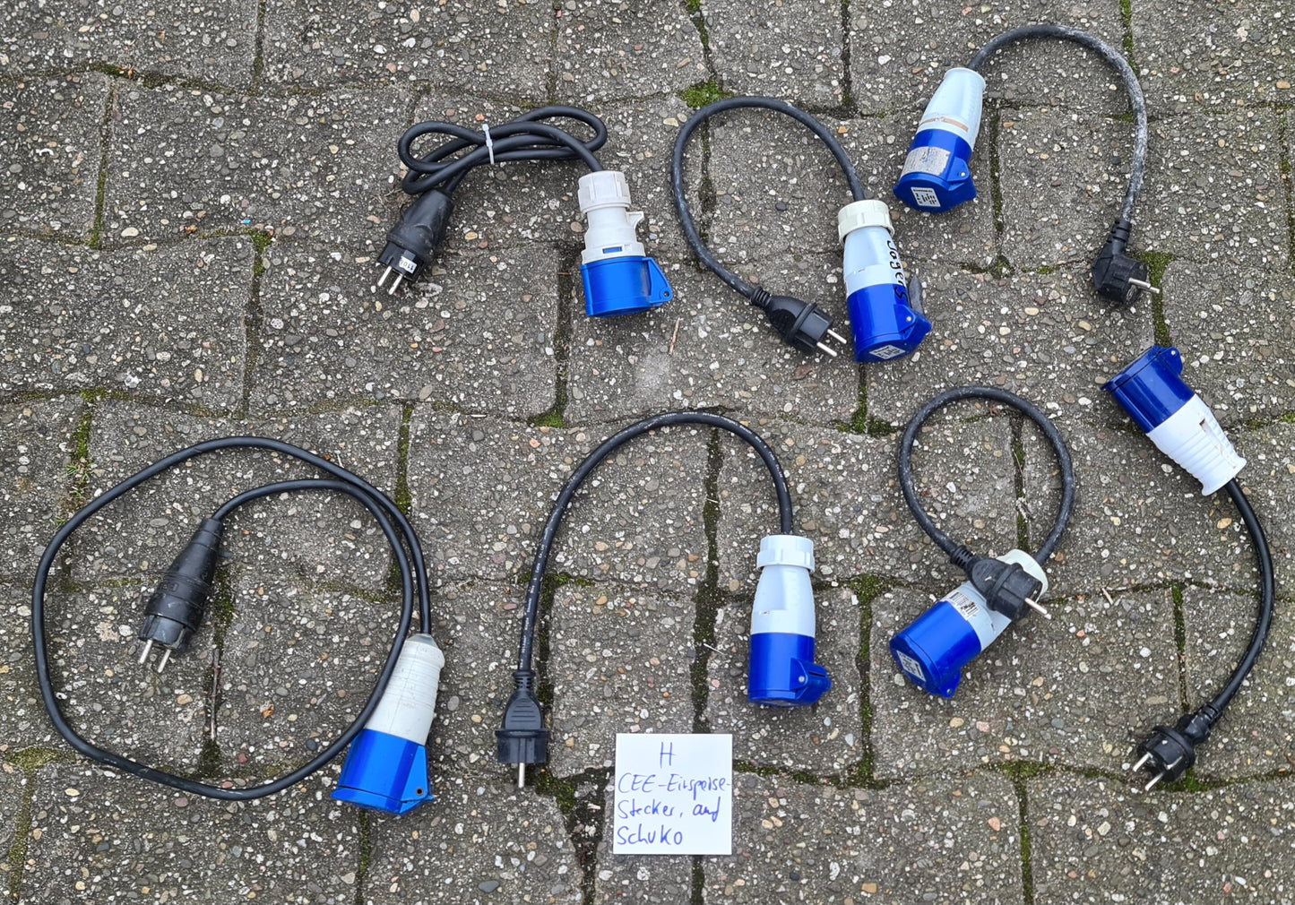 CEE-Verlängerungskabel / CEE-Stecker / CEE-Anschlusskabel CEE zu CEE / CEE zu Schuko / Schuko zu CEE *Gebraucht *