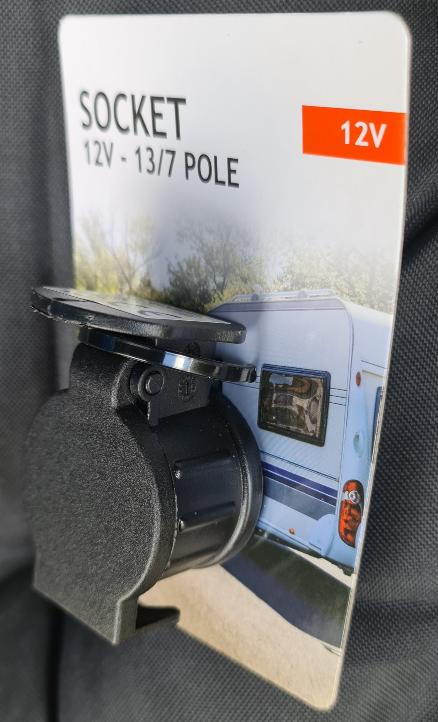 Adapter 13 auf / zu 7 Pol polig Anhänger Wohnwagen Kurzadapter