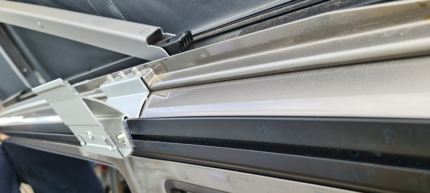 Fiamma F45s f. VW CALIFORNIA 260 cm Deep Black, Titanium, White, Tuch Royal Grey, nur für VW T5 / T6 original California