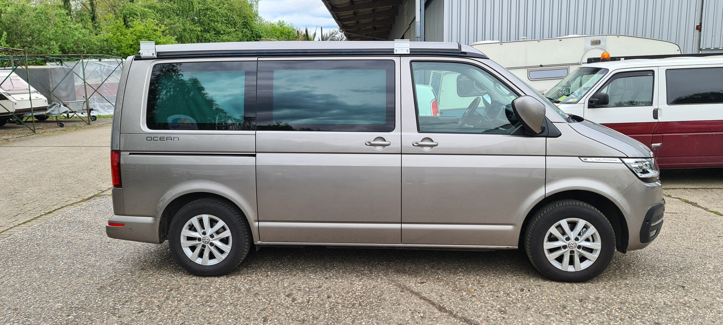 Fiamma F45s f. VW CALIFORNIA 260 cm Deep Black, Titanium, White, Tuch Royal Grey, nur für VW T5 / T6 original California