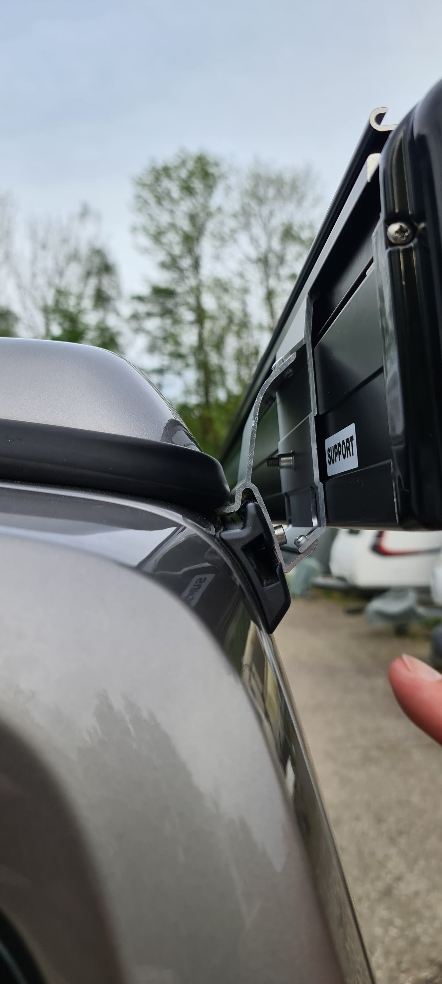 Fiamma F45s f. VW CALIFORNIA 260 cm Deep Black, Titanium, White, Tuch Royal Grey, nur für VW T5 / T6 original California