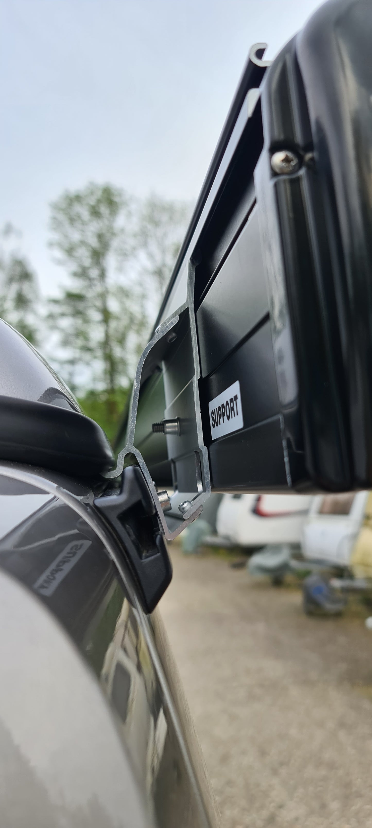 Fiamma F45s f. VW CALIFORNIA 260 cm Deep Black, Titanium, White, Tuch Royal Grey, nur für VW T5 / T6 original California
