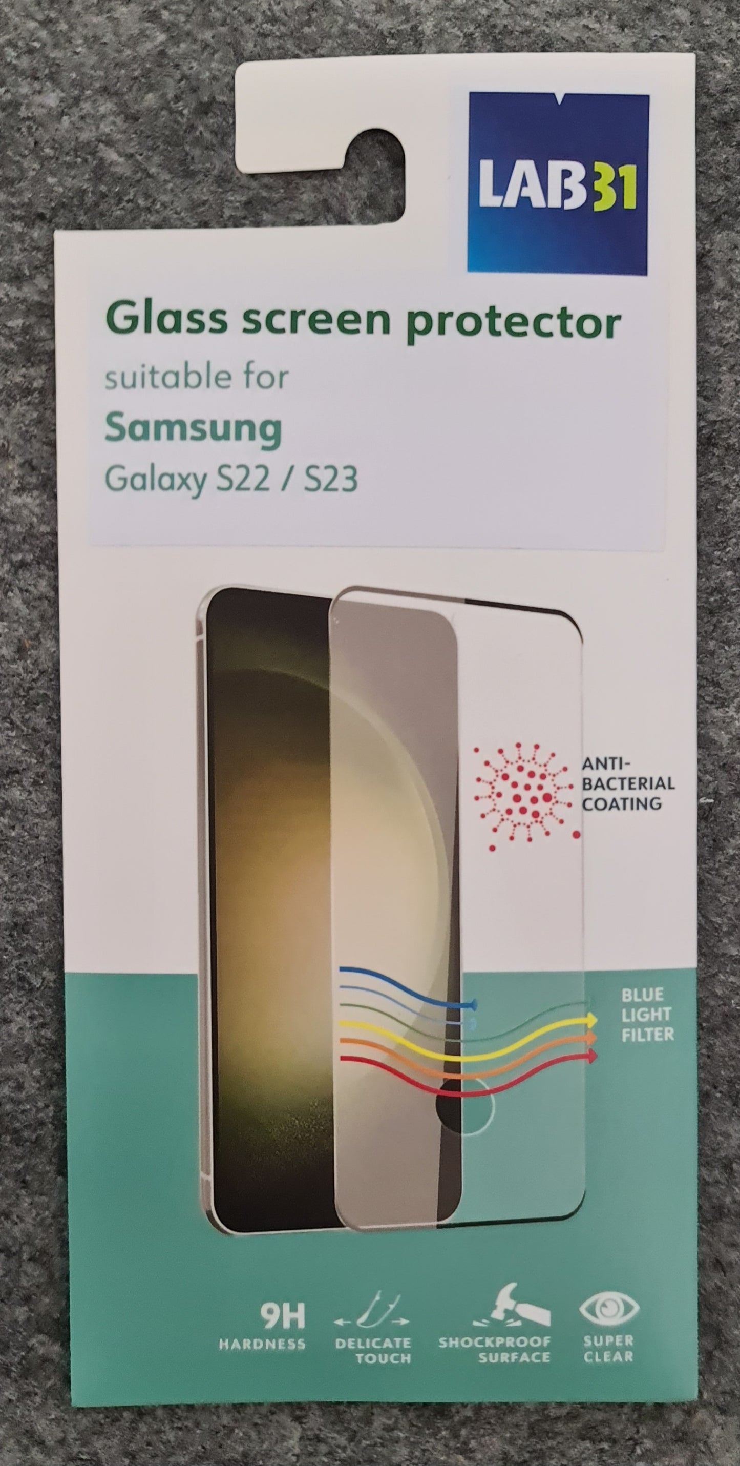 LAB31 Displayschutz Handy Schutzfolie Panzerglas für Samsung Smartphone Galaxy S20 / S22 / S23