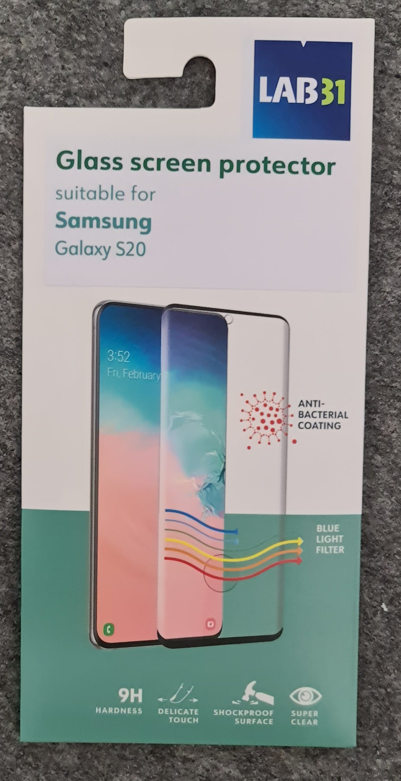 LAB31 Displayschutz Handy Schutzfolie Panzerglas für Samsung Smartphone Galaxy S20 / S22 / S23