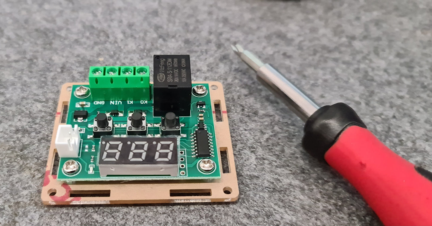 12V Kühlschranklüfter Bausatz Ventilator für Kühlschrank mit externem Thermostat / Temperaturfühler