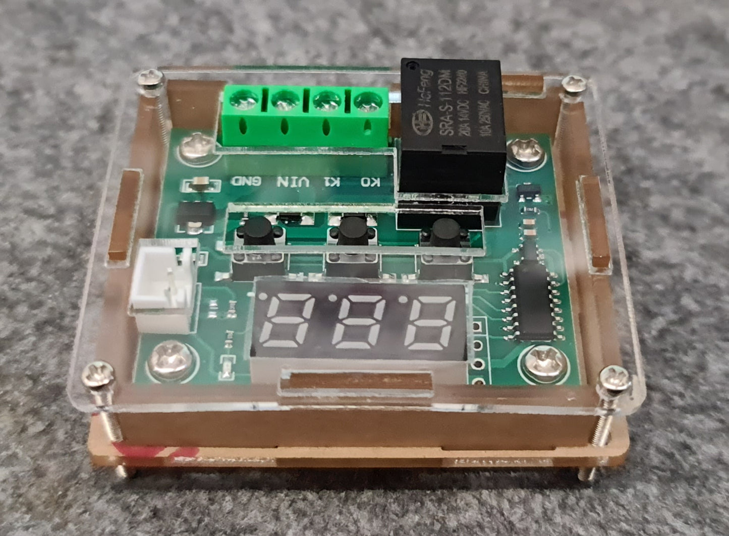 12V Kühlschranklüfter Bausatz Ventilator für Kühlschrank mit externem Thermostat / Temperaturfühler