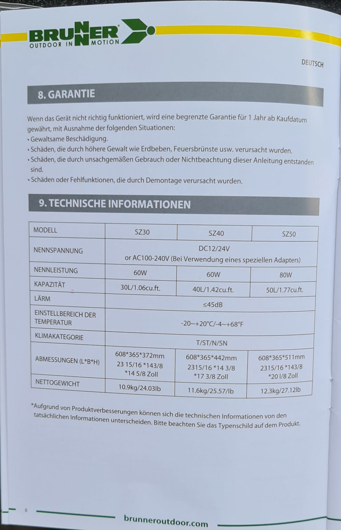 Brunner Kompresor-Kühlbox Polarys Freeze SZ 40l 40 Liter 12 / 100 - 240 Volt