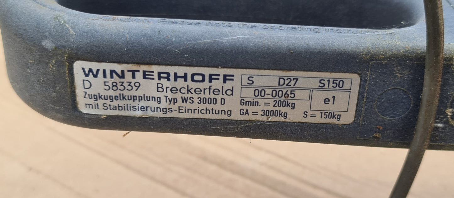 Winterhoff WS3000 L Anti-Schlingerkupplung WS 3000 D Antischlingerkupplung Kreuzverschraubung 1350 kg