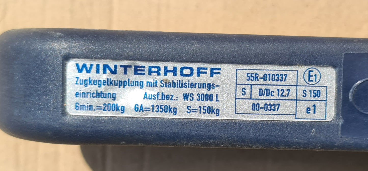 Winterhoff WS3000 L Anti-Schlingerkupplung WS 3000 D Antischlingerkupplung Kreuzverschraubung 1350 kg