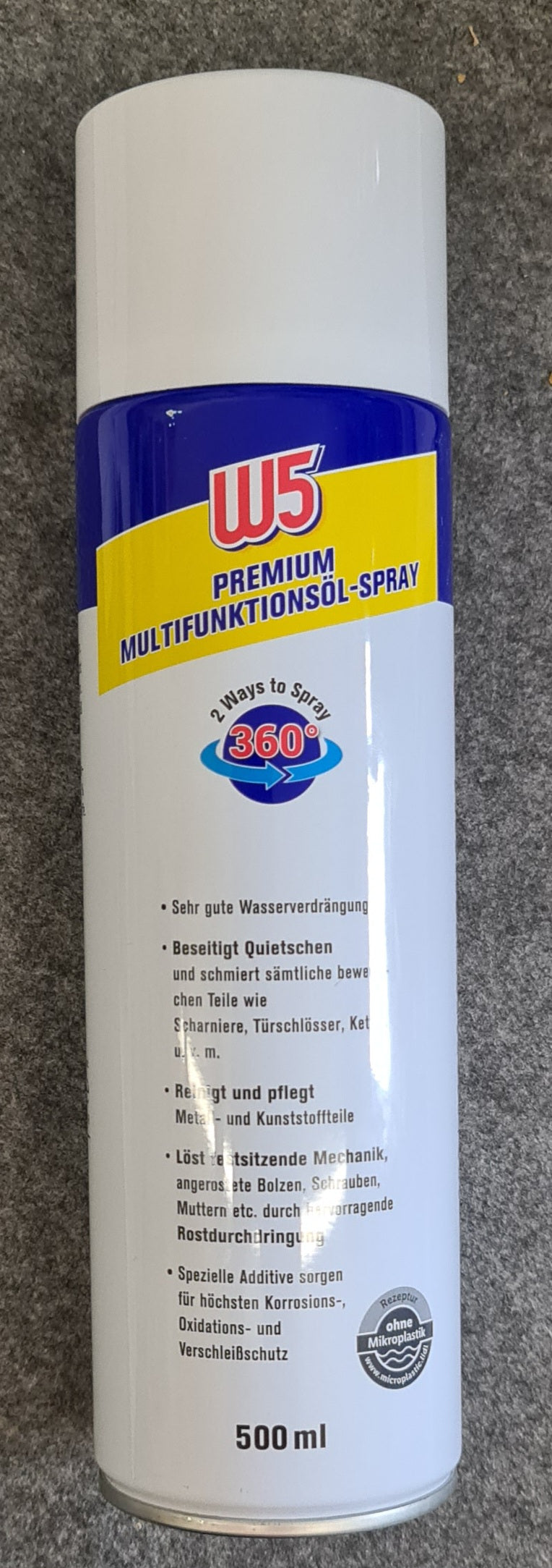 W5 Premium Multifunktionsöl-Spray 500ml