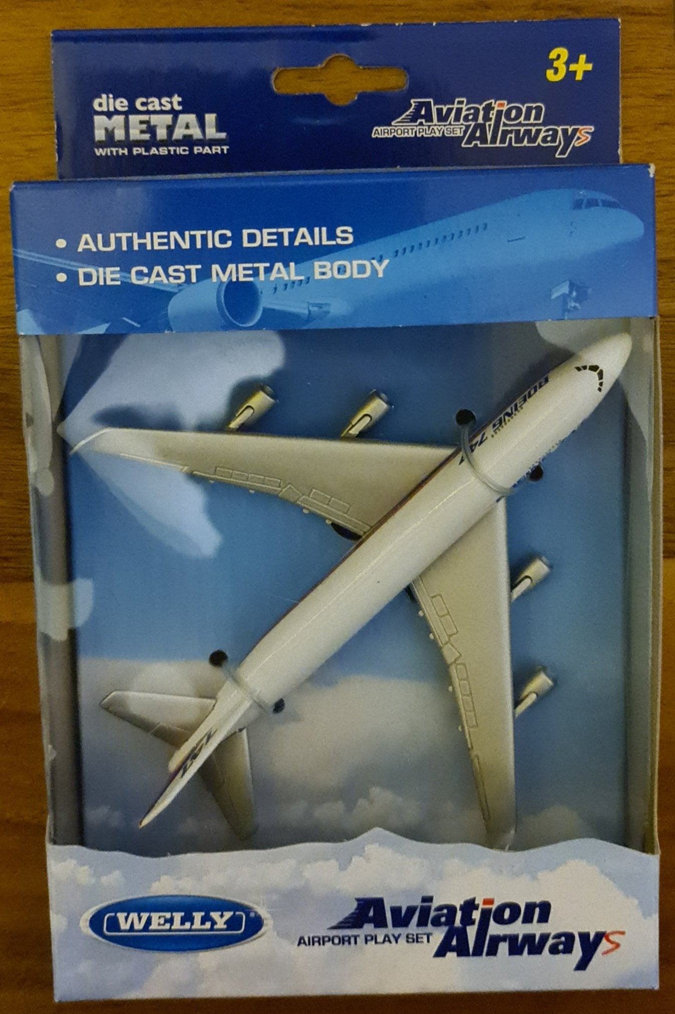 Welly Boeing 747 Aviation Airways Kids Model Diecast Plane Toy 1 400 13cm Flugzeug Airplane