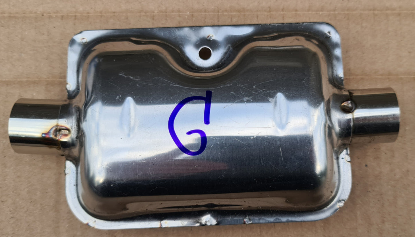 Schalldämpfer für Abgasrohr, 24mm, Diesel-Luftstandheizung, passend für Autoterm Air 2D & China-Heizungen, Muffler Auspuff, Endschalldämpfer