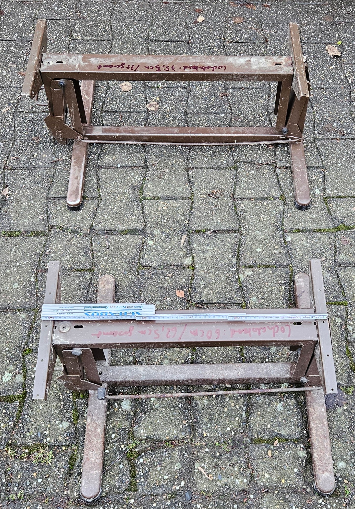 Kesseböhmer Hubtisch / Hubtischgestell Wohnwagen / Wohnmobil HTA 116 - braun