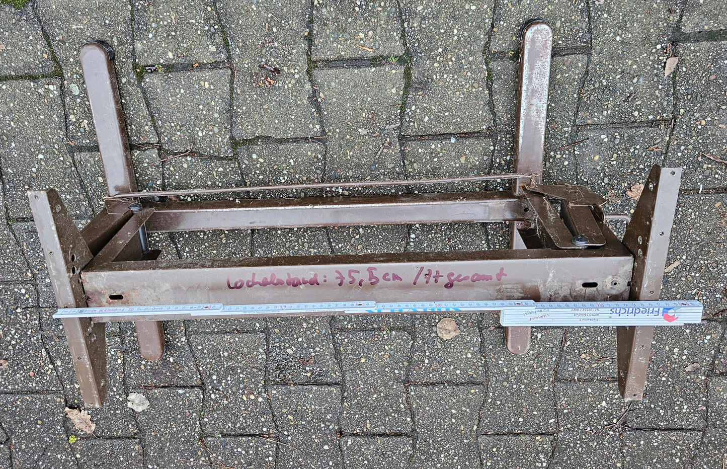 Kesseböhmer Hubtisch / Hubtischgestell Wohnwagen / Wohnmobil HTA 116 - braun