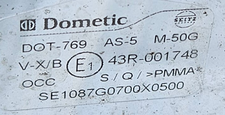 Dometic Seitz Dachhaubenoberteil Midi-Heki 700 x 500 mm für KURBEL oder BÜGEL Variante BG 1512 BG1512