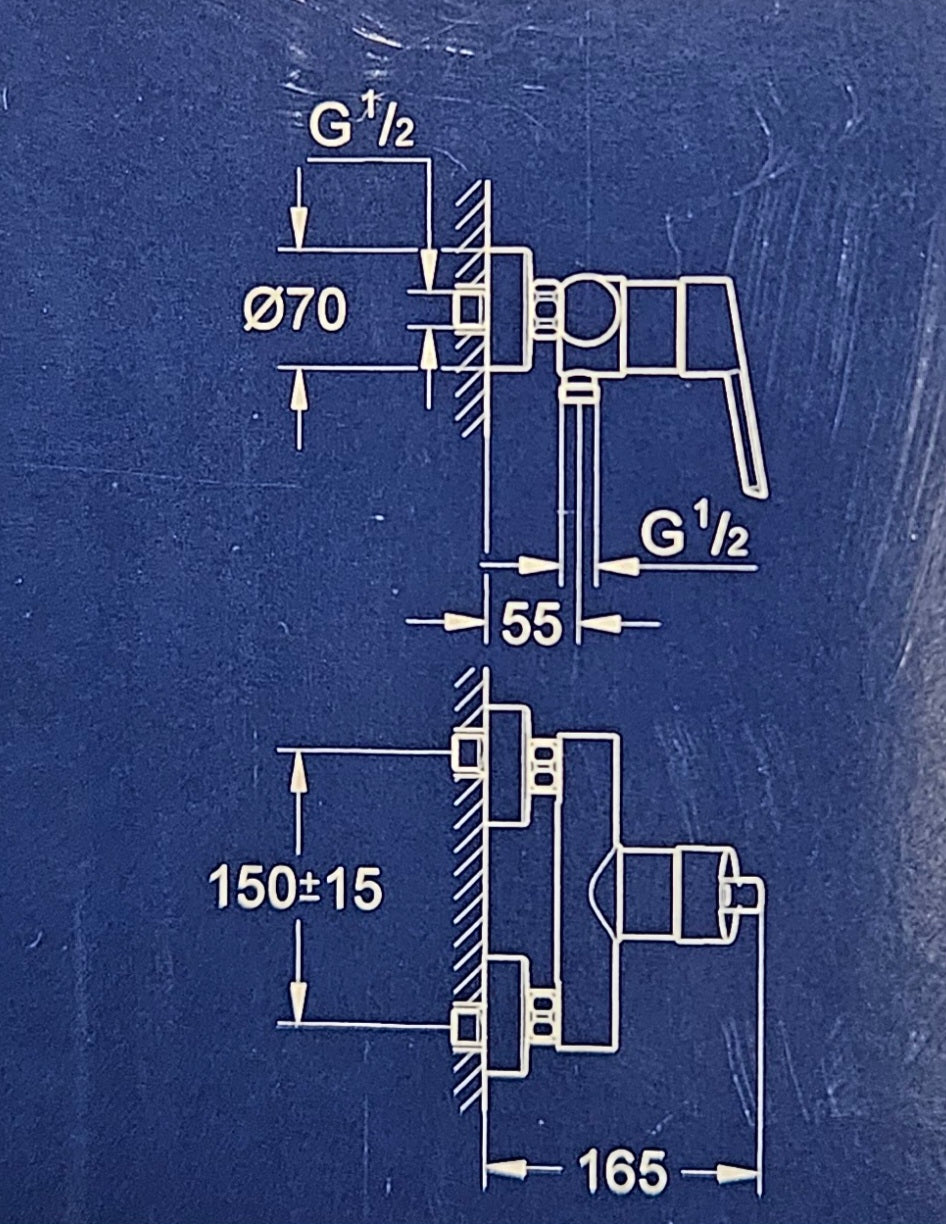 Grohe Einhebelmischer für Brause Brausearmatur Feel Duscharmatur Chrom 32270 Einhandmischer (32270000)