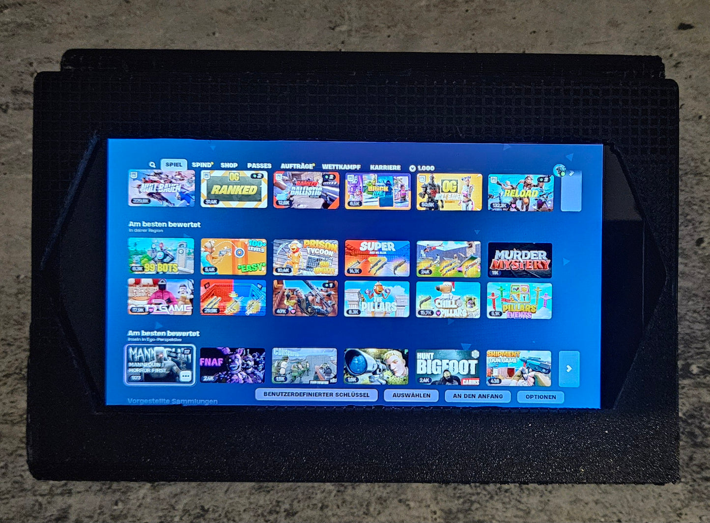 Halterung PKW-Sonnenblende für Nintendo Switch