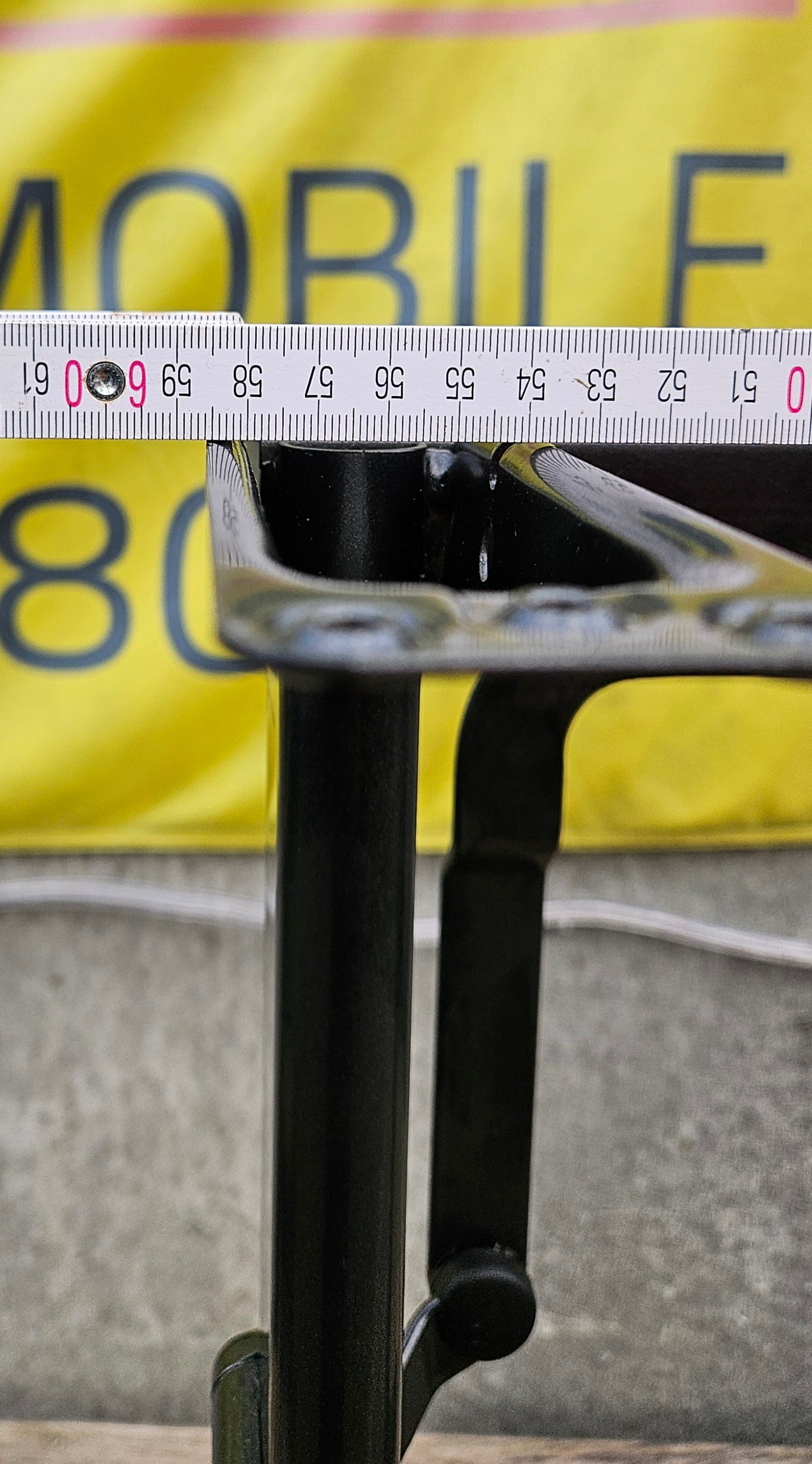Kesseböhmer Hubtischgestell HTA 116/26 - anthrazit 600 mm Säulenabstand Hubtisch