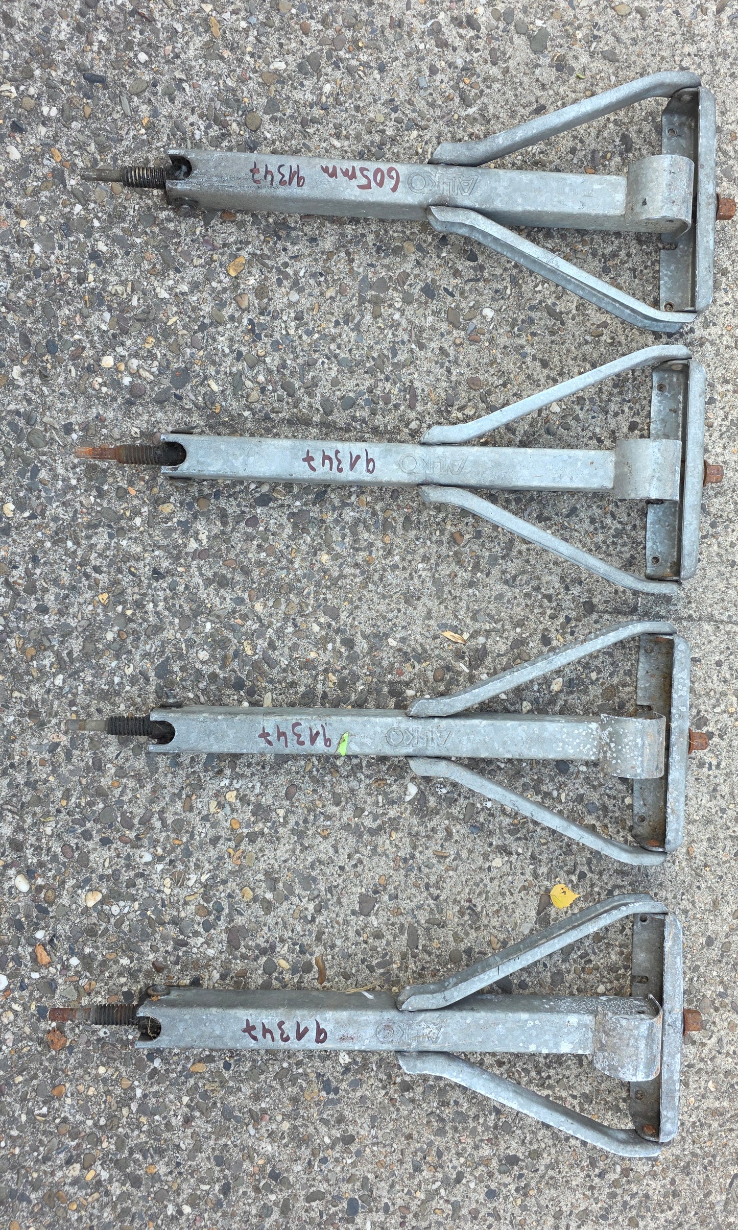 AL-KO Standard Steckstütze lang, 800kg 605mm Typ 205 817 / 205187 Kurbelstütze Wohnwagen Neu oder Gebrauchtware