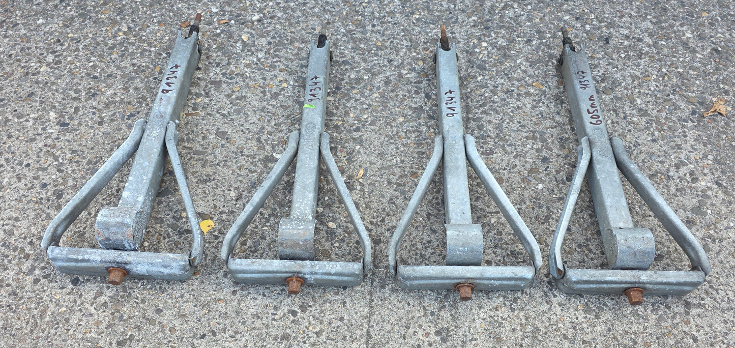 AL-KO Standard Steckstütze lang, 800kg 605mm Typ 205 817 / 205187 Kurbelstütze Wohnwagen Neu oder Gebrauchtware