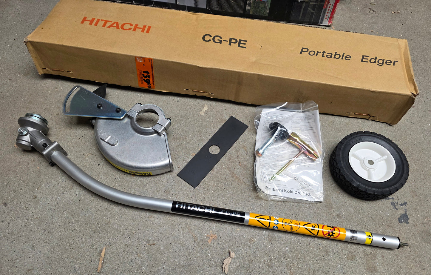 Hitachi CG-PE Grastrimmer Portable Edger Trimmer Zubehör Anbau Kantenschneider Freischneider