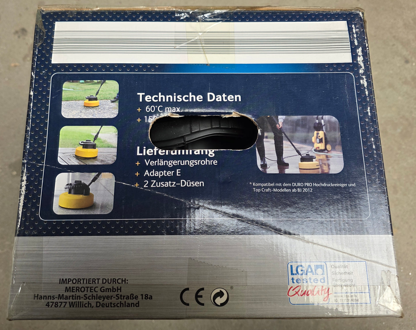 Duro Flächenreiniger Q1W1524 für Hochdruckreiniger