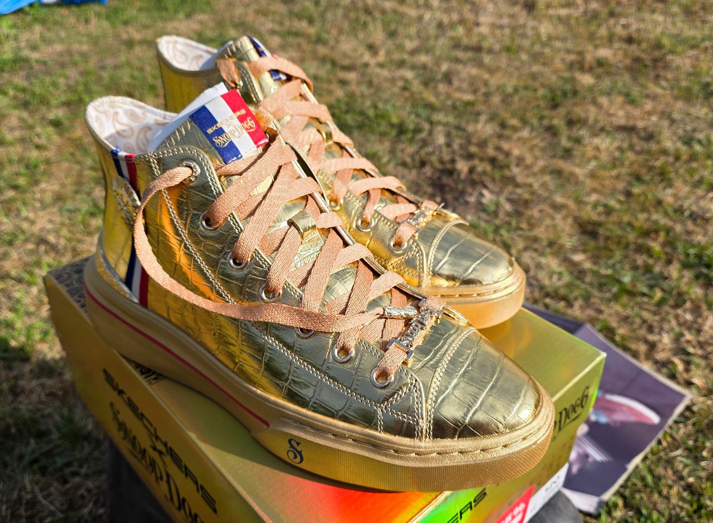 Sketchers Schuhe Sneaker Snoop Dogg Snoop One gold 251990/GLD Größe 41 / 42,5 / 43 / 45 / 45,5 / 46