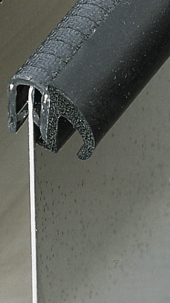 Lippenprofil Easy Fit T5 für Dachausschnitt & vorgehängte Ausstellfenster 5m-Rolle