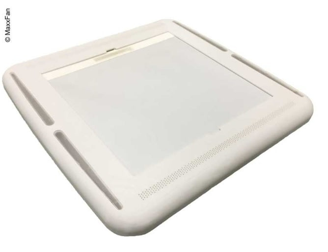 MaxxAir MaxxShade Verdunkelungsrollo für MaxxFan Deluxe Verdunkelung & Ersatzhaubendeckel für 12V-Ventilator-Dachhaube mit Raincover