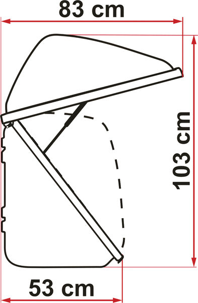Fiamma Gepäckbox für Fahrradträger - Ultra Box 320