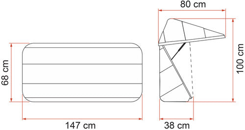 Fiamma Gepäckbox für Fahrradträger - Ultra Box 360