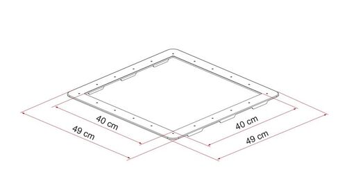 Fiamma VENT 40 - Aerodynamische Dachhaube 40 x 40 cm