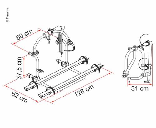 Fiamma Carry-Bike Trigano - CI - Roller Team, max. Traglast 50kg