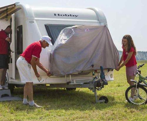 Fiamma Fahrradhülle Bike Cover Caravan für 2 Fahrräder
