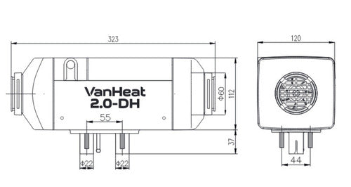 Carbest Carbest VanHeat 2.0-DH Diesel Standheizung - 2/4 kW