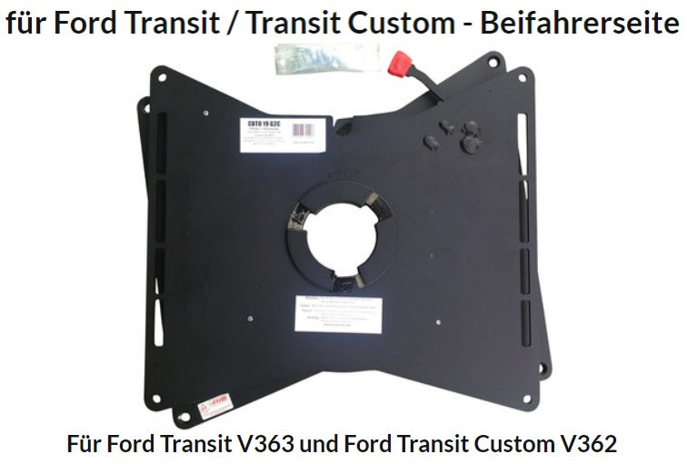 Drehkonsole für Ford Transit V363 / Transit Custom V362 - Fahrerseite oder Beifahrerseite