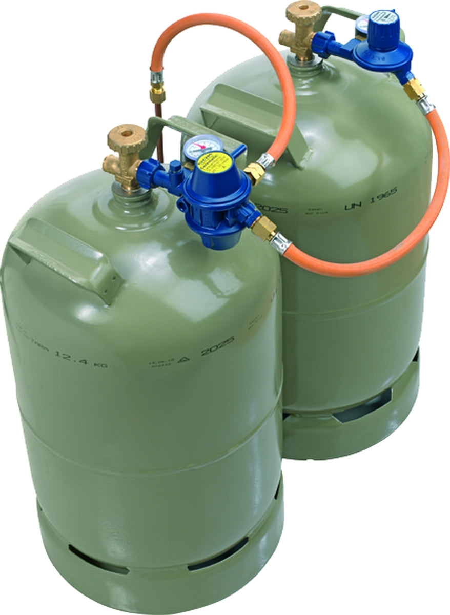 GOK Caramatic BasicTwo Sicherheits-Gasdruck-Regelanlage für Zweiflaschenanlagen, wahlweise 30 oder 50 mbar