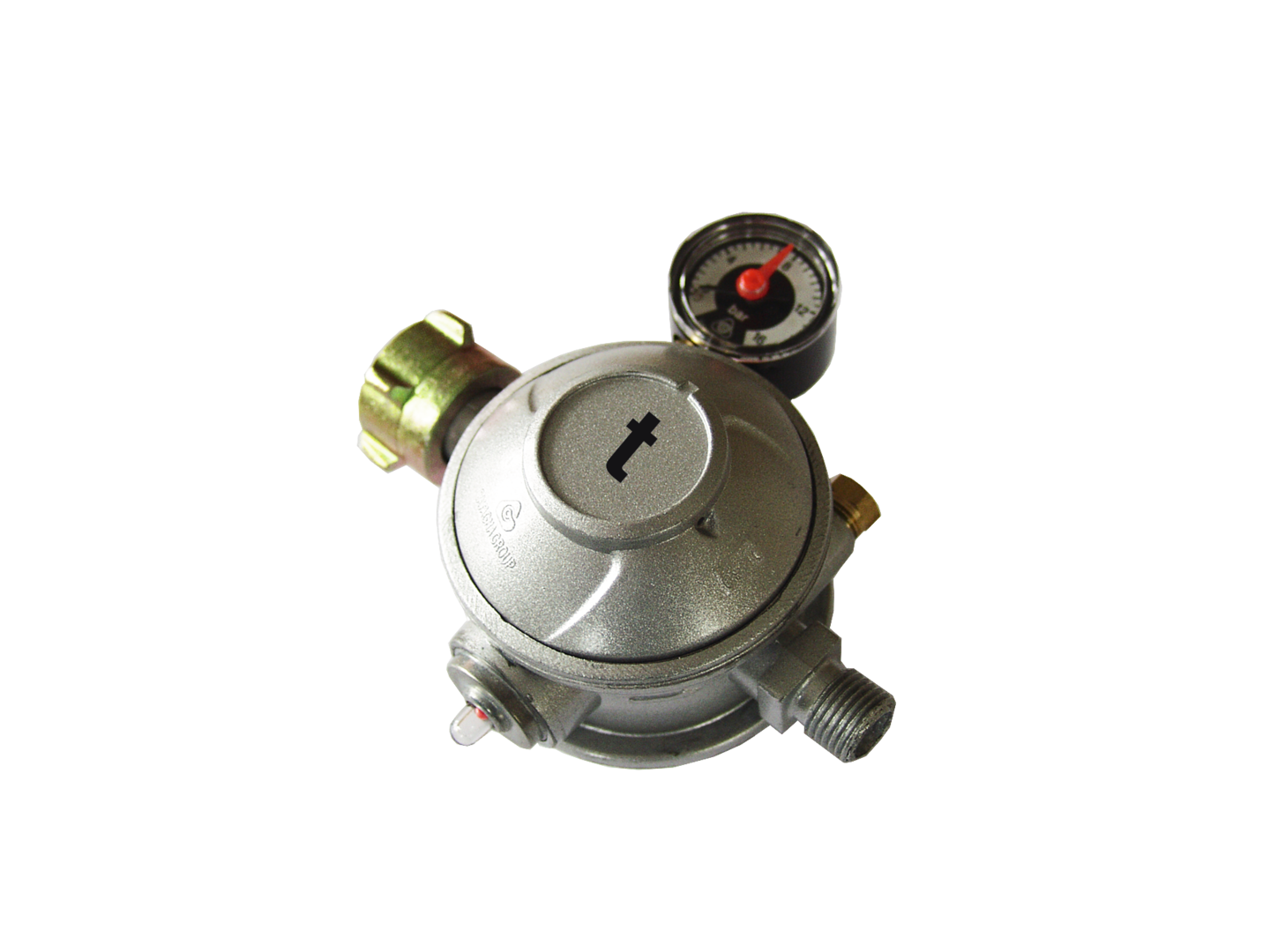 Cavagna Group Reca Innenbereichregler Gasdruckregler Druckregler Typ 424DT 50 mbar - Für Haushaltsanlagen gem. TRF 5.2.7.2.